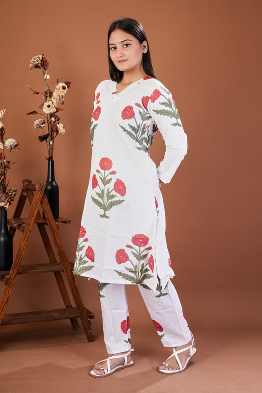 Women Rayon Ethnic Co-Ord Set | Kurta Palazzo SeT